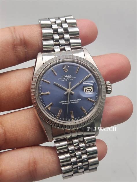 rolex 1982 sigma dial|Rolex vintage blue dial.